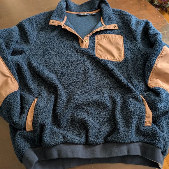 Lands End Pull-Over XL/T Navy - Picture 1 of 4